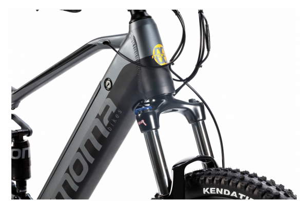 MTB Eléctrica Full-Suspensión Moma Bikes E-MTB 27.5'' Shimano Altus 8V Gris 6 MTB Eléctrica Full-Suspensión Moma Bikes E-MTB 27.5'' Shimano Altus 8V Gris - Imagen 6