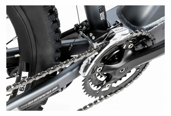 Moma Bikes Bicicleta Electrica EMTB-29 ' Suspension Delantera SHIMANO 24 V & Doble Freno Disco Hydraulicos Bateria Integrada Ion Litio 48V 13Ah 6 Moma Bikes Bicicleta Electrica EMTB-29 ' Suspension Delantera SHIMANO 24 V & Doble Freno Disco Hydraulicos Bateria Integrada Ion Litio 48V 13Ah - Imagen 6