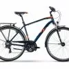 R-raymon R Raymon TourRay 1.0 Bicicleta De Trekking Shimano Tourney 7S 700 Mm Azul Naranja 2021