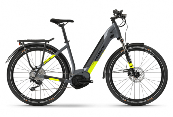 Eléctrica VTC Haibike Trekking 6 Lowstep I630Wh Shimano Deore 10V Gris / Amarillo Mate 2023 1 Eléctrica VTC Haibike Trekking 6 Lowstep I630Wh Shimano Deore 10V Gris / Amarillo Mate 2023